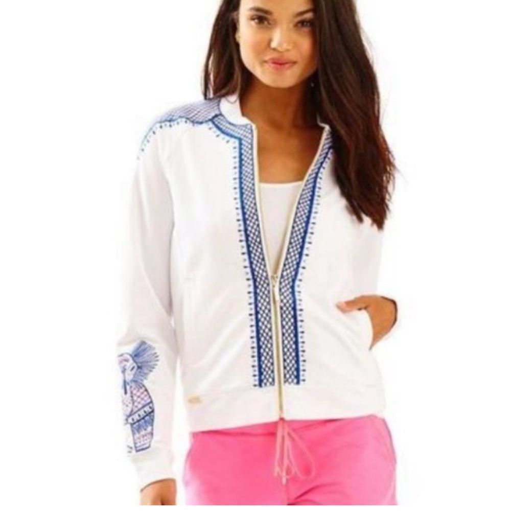 Lilly Pulitzer Elephant Embroidered
Jacket